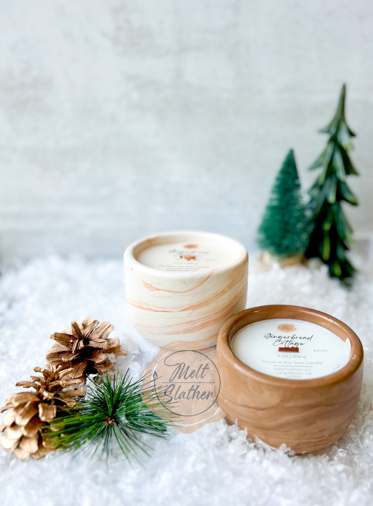 Holiday Collection Coconut Soy Candles| Squeezable Wax Melts|Room+Linen Spray